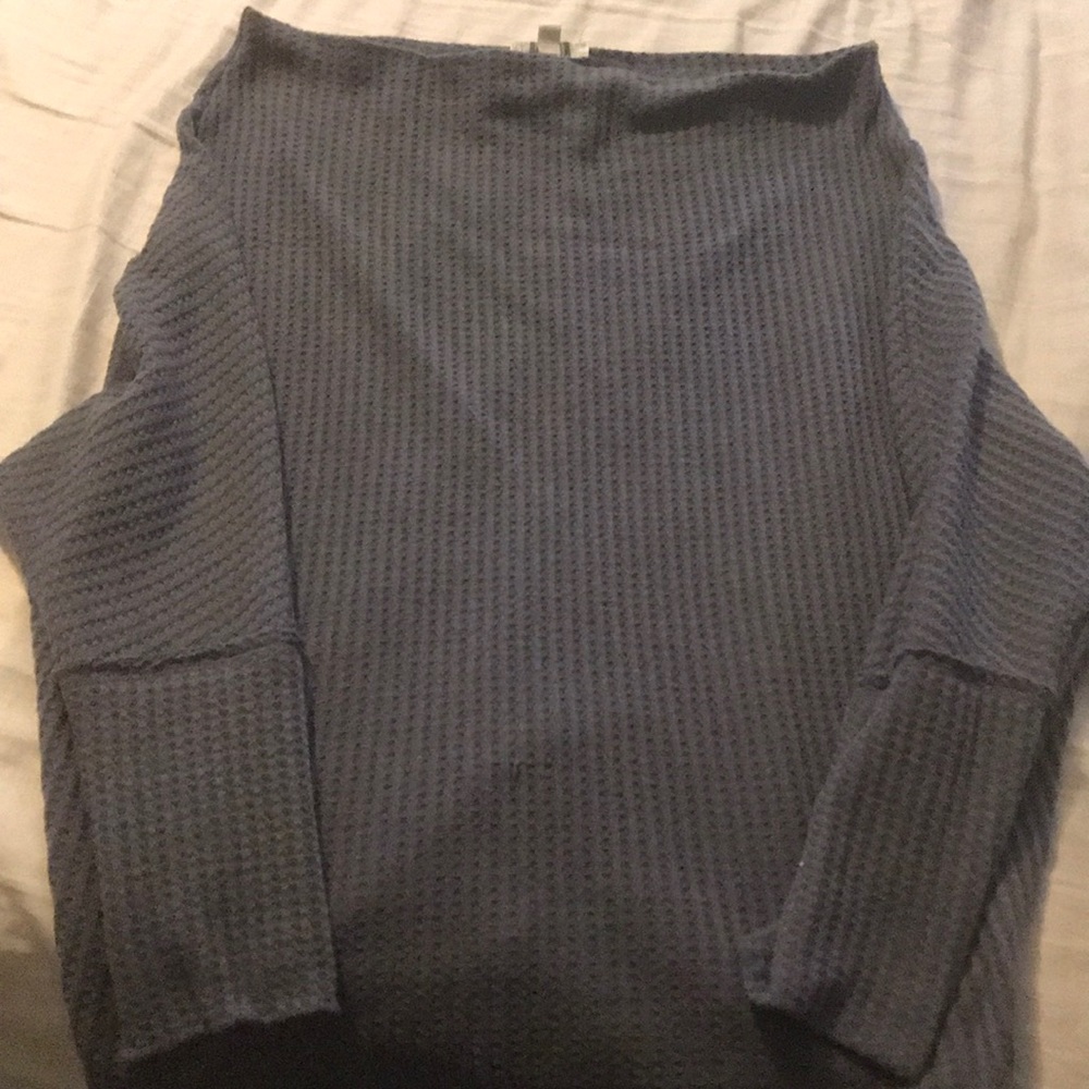 Grey Umgee boatneck top